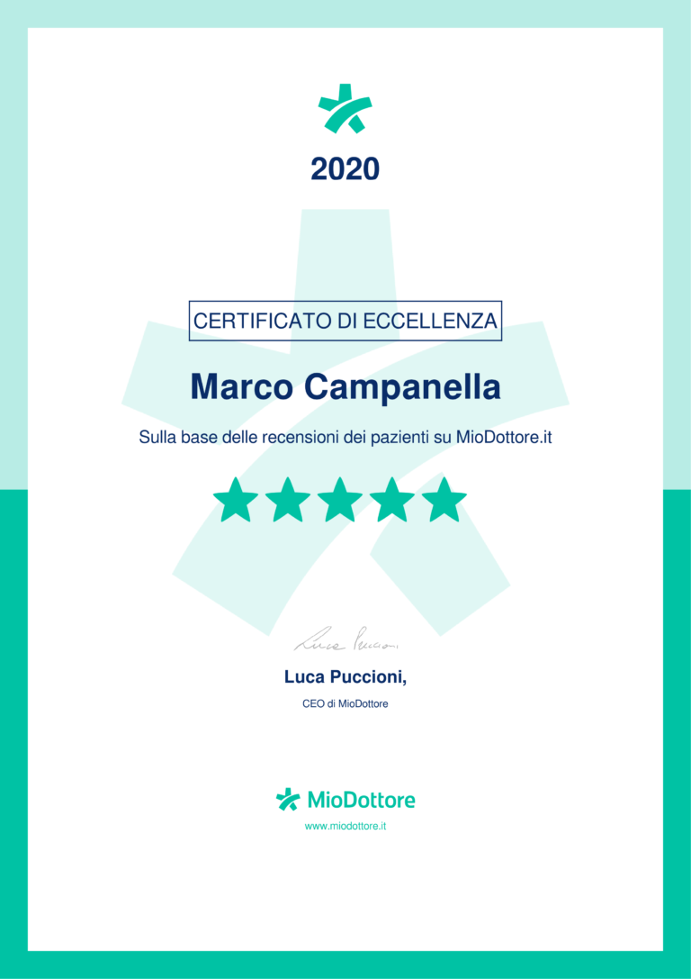 certificato 2020